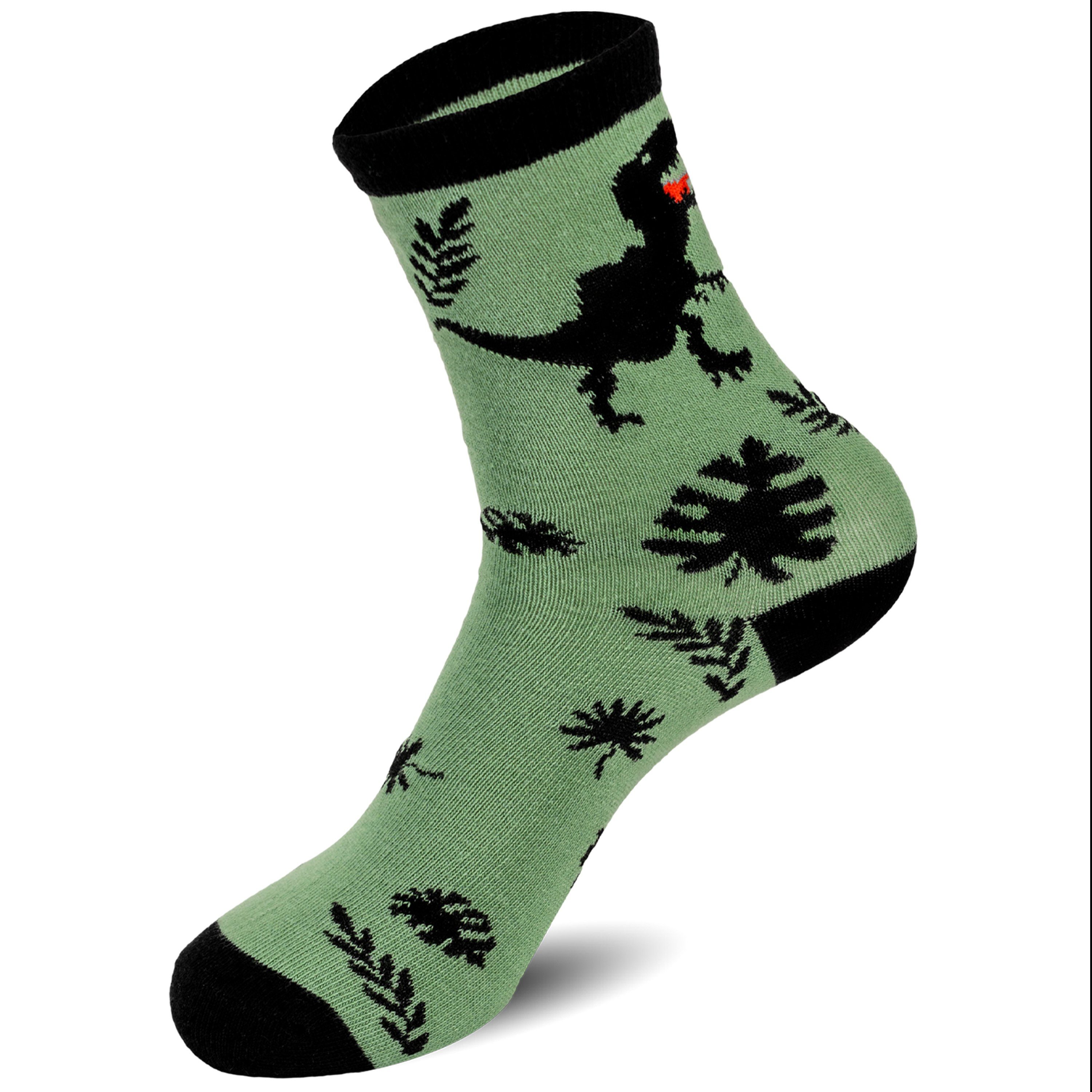 TEXEMP Socken 10 Paar Kinder Socken Mädchen & Jungen Baumwolle Kindersocken Strümpfe (Packung, 10-Paar) Langlebig & Robust