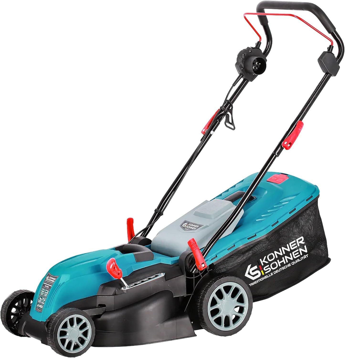 Könner & Söhnen Elektrorasenmäher KS 38LM, 38 cm Schnittbreite, 3250 U/min 1400 W