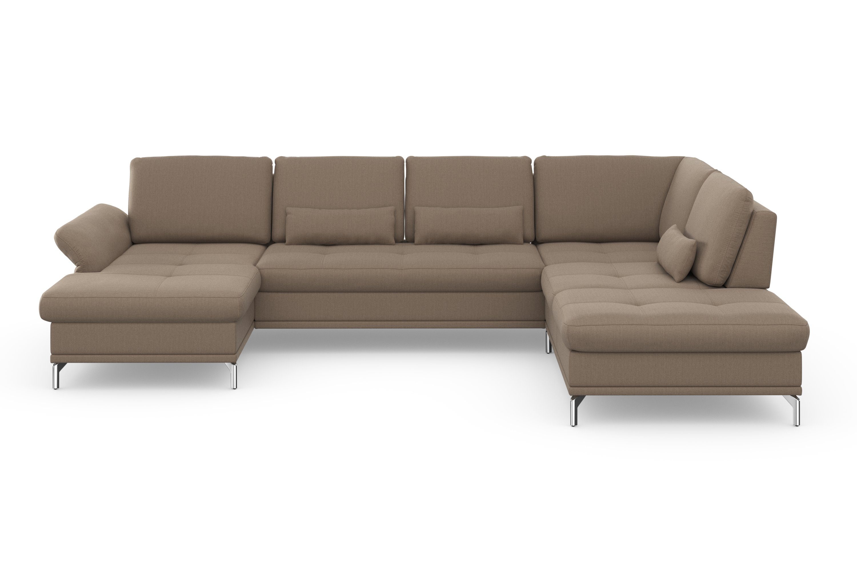 INOSIGN Wohnlandschaft "Palm Beach U-Form" Federkern, mit Sitztiefenverstel günstig online kaufen