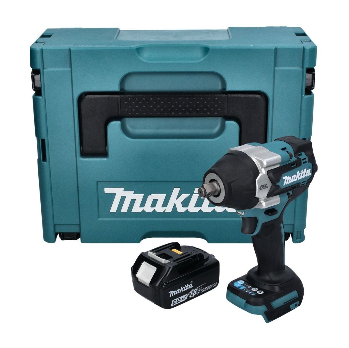 Thumbnail - Makita Akku-Schlagschrauber DTW 700 G1J Akku Schlagschrauber 18 V 700 Nm 1/2" XPT Brushless + 1x