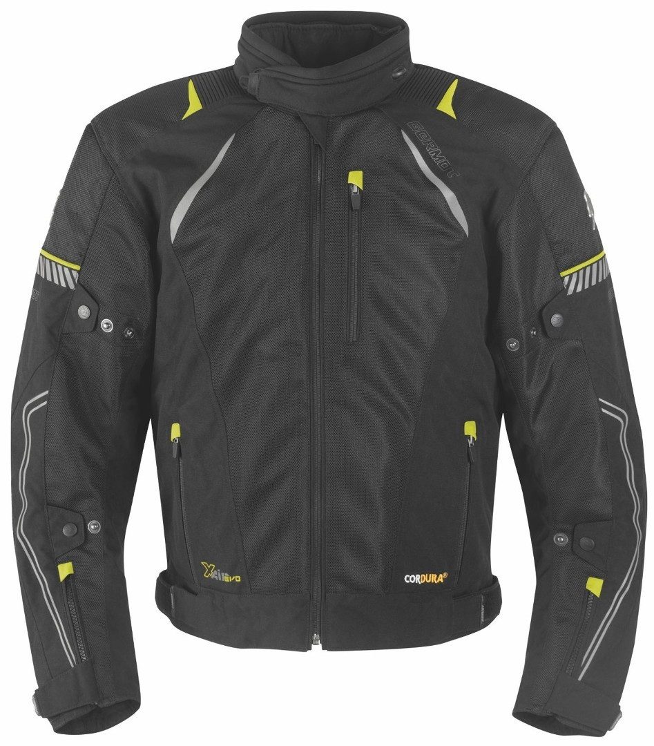 Germot Motorradjacke X-Air Evo Pro Motorrad Textiljacke (herausnehmbares Innenfutter, wasserdicht) herausnehmbares Innenfutter,wasserdicht