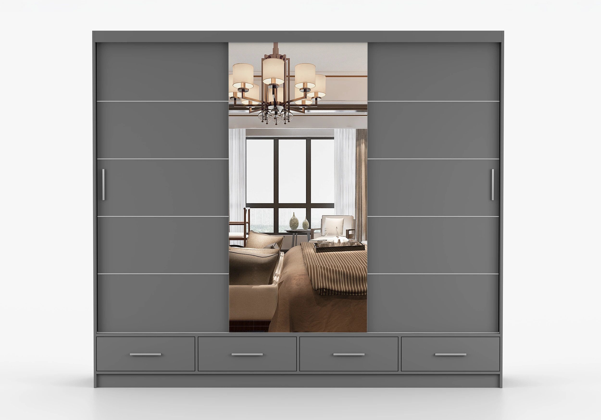 imoebel24 Schwebetürenschrank FLORENCE 250 cm - günstig online kaufen
