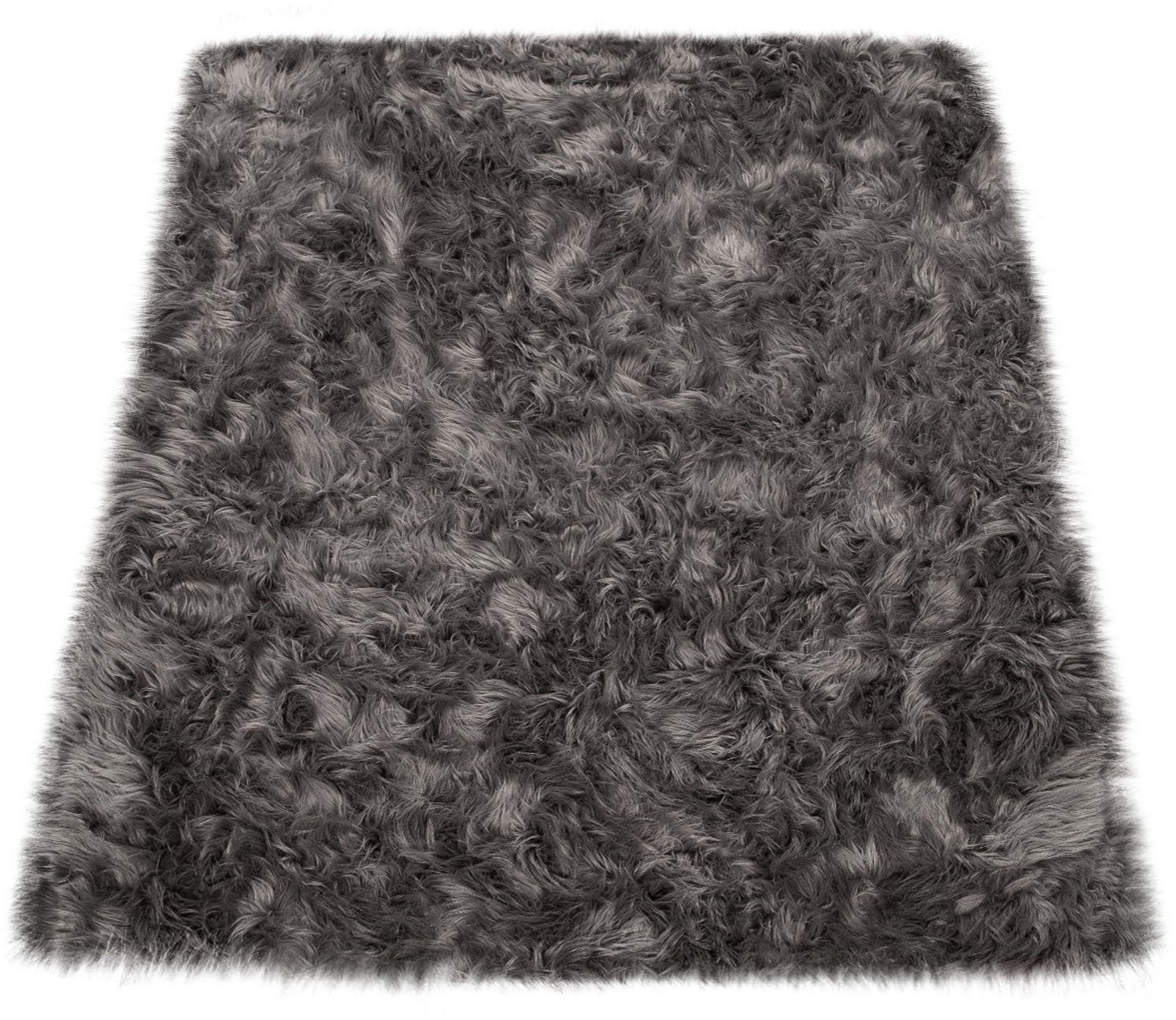 Paco Home Fellteppich Playa 960, rechteckig, Höhe: 64 mm, Kunstfell, Flokat günstig online kaufen