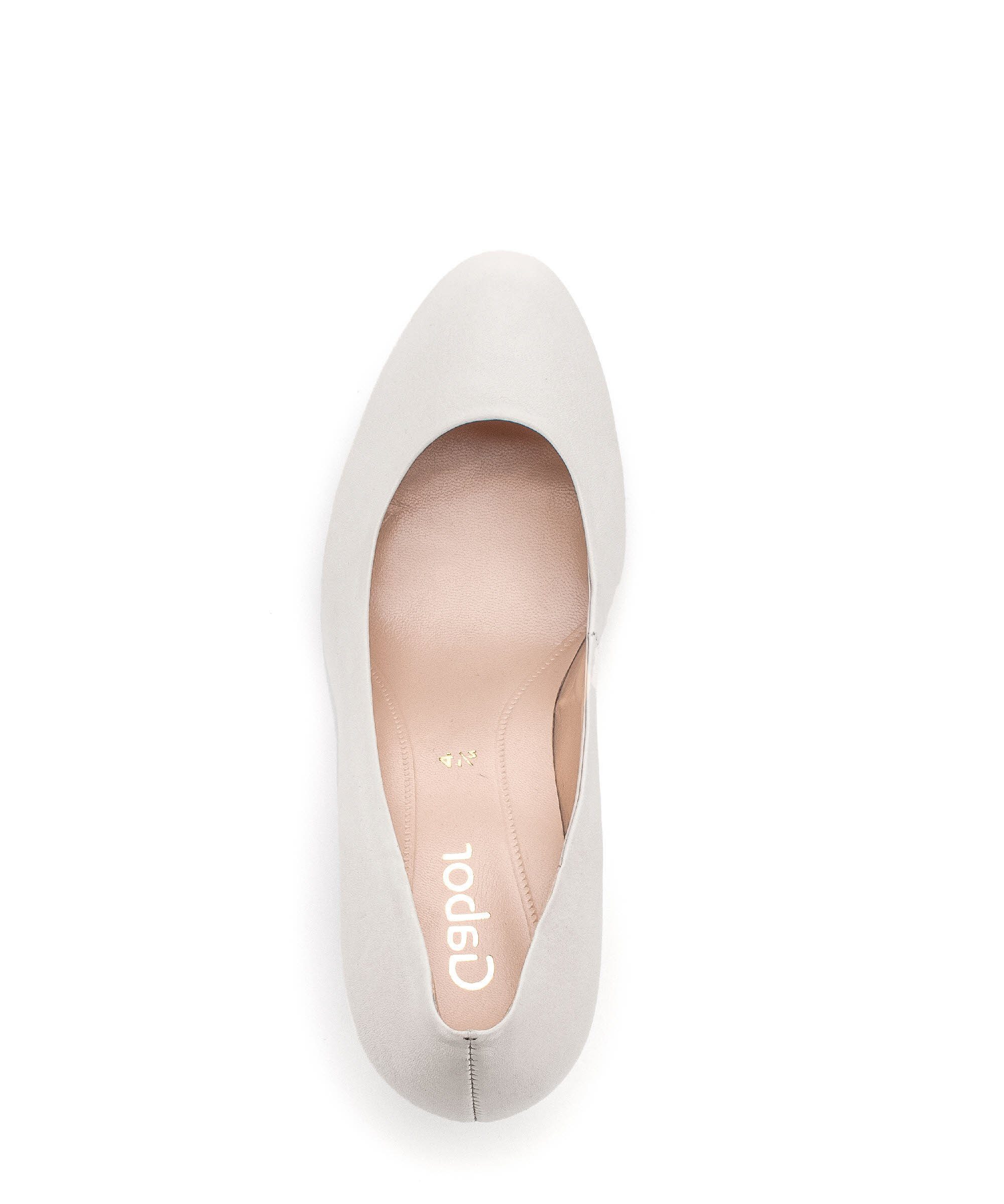 22) Beige 91.290.22 Plateaupumps Gabor / (panna