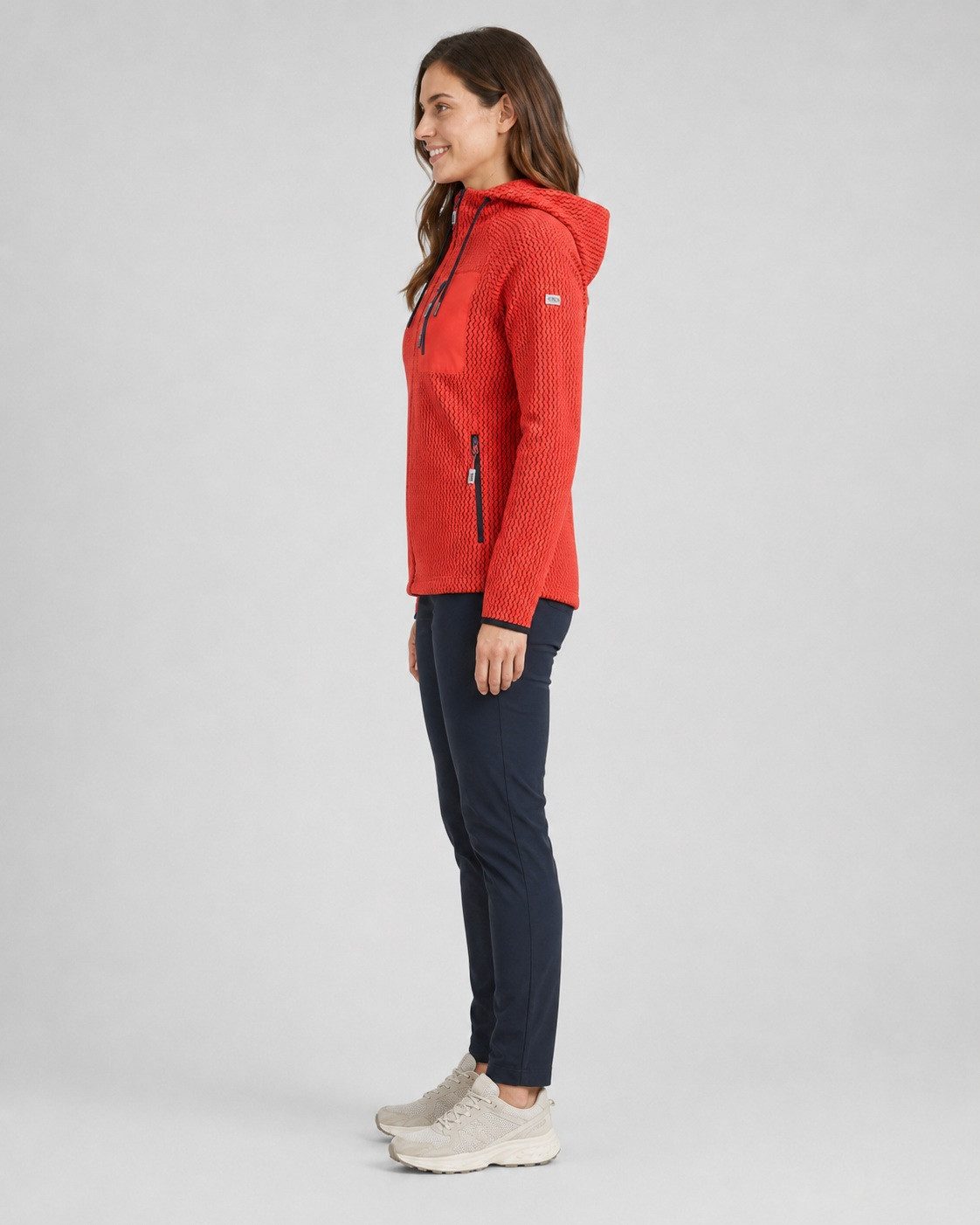 LPO Fleecejacke WEYA CS Midlayer, Funktionsjacke Zig-Zag Airfleece