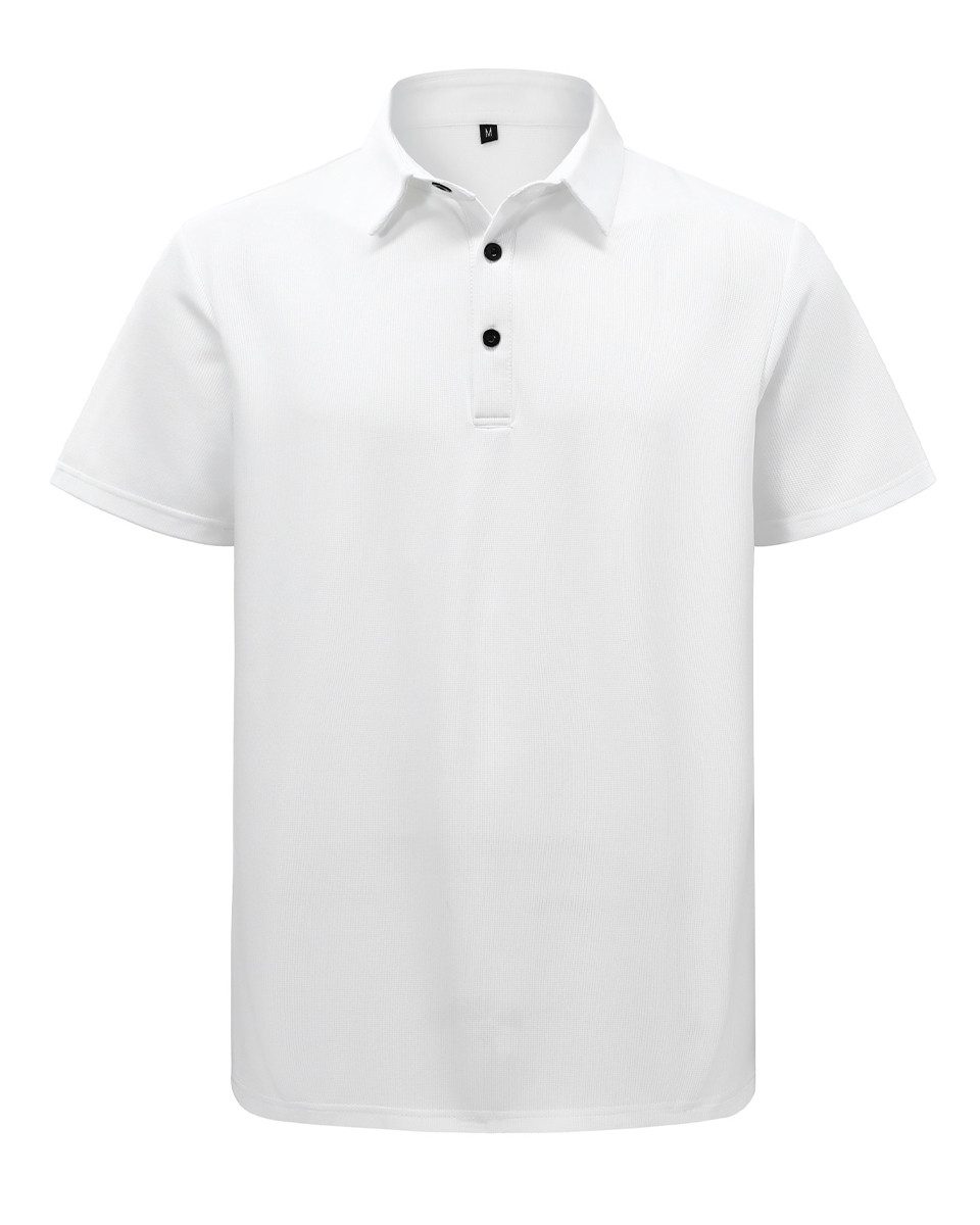 Allthemen Poloshirt Herren Kurzarm Poloshirt mit 3-Knopfleiste Business Regular Fit
