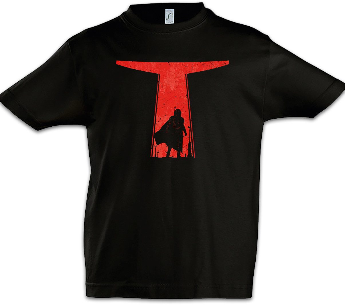 Print-Shirt Djarin Silhouette Kinder T-Shirt Star Din Rebel Mandalorian Wars Baby