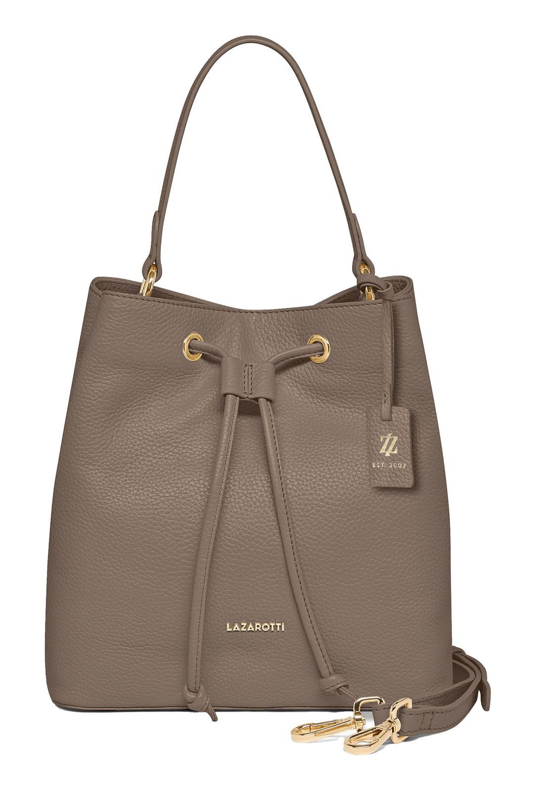Lazarotti Schultertasche Bucket Bag, aus echtem günstig online kaufen