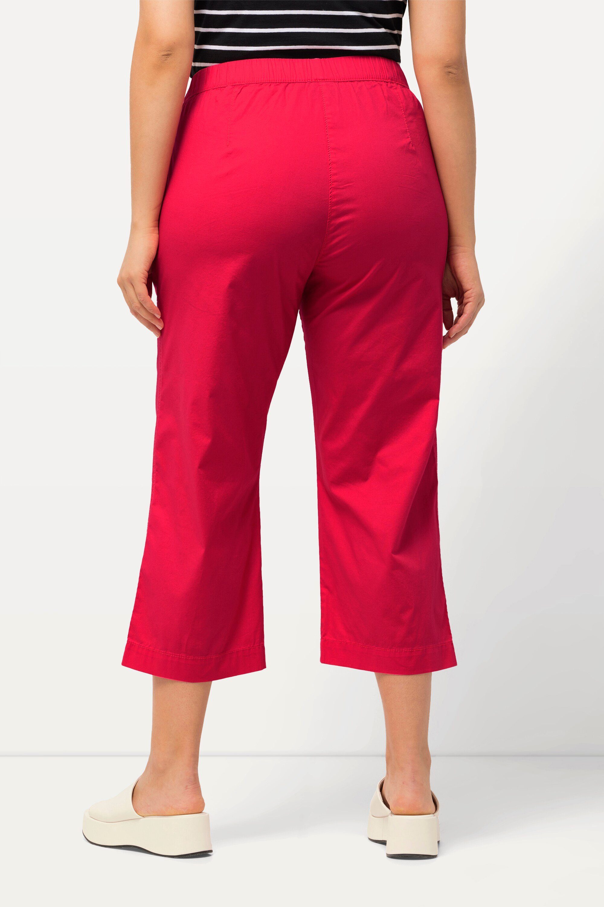 Ulla Popken 7/8-Hose 7/8-Hose Ruby geformtes Knie gerades Bein