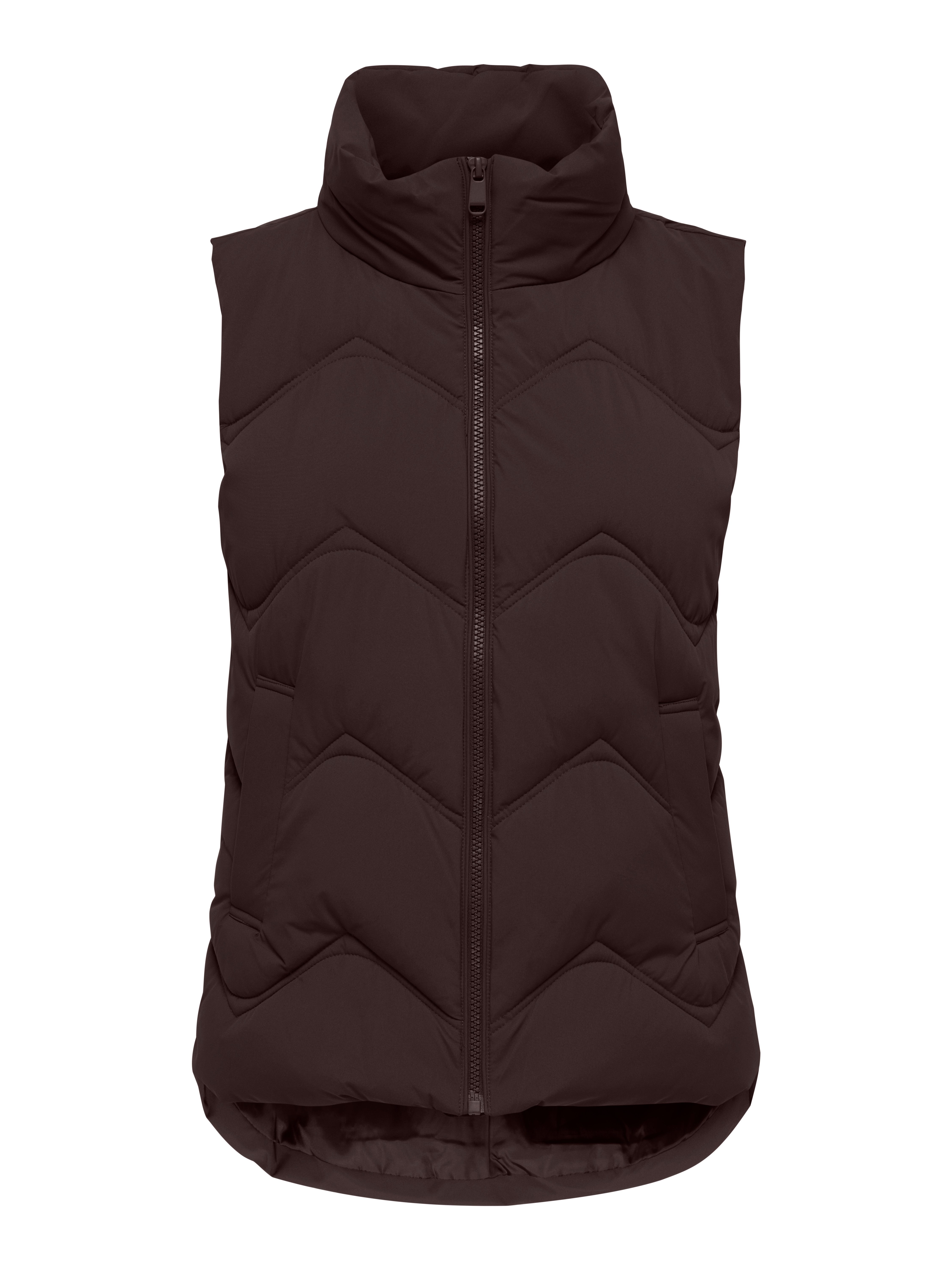 JDY Steppweste JDYPOWER SHORT WAISTCOAT OTW HAB Kunstfaser
