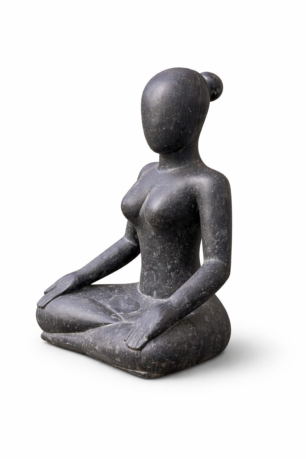 FaHome Skulptur Yoga Figur sitzend modern 60-120 cm – Garten Wohnzimmer Deko