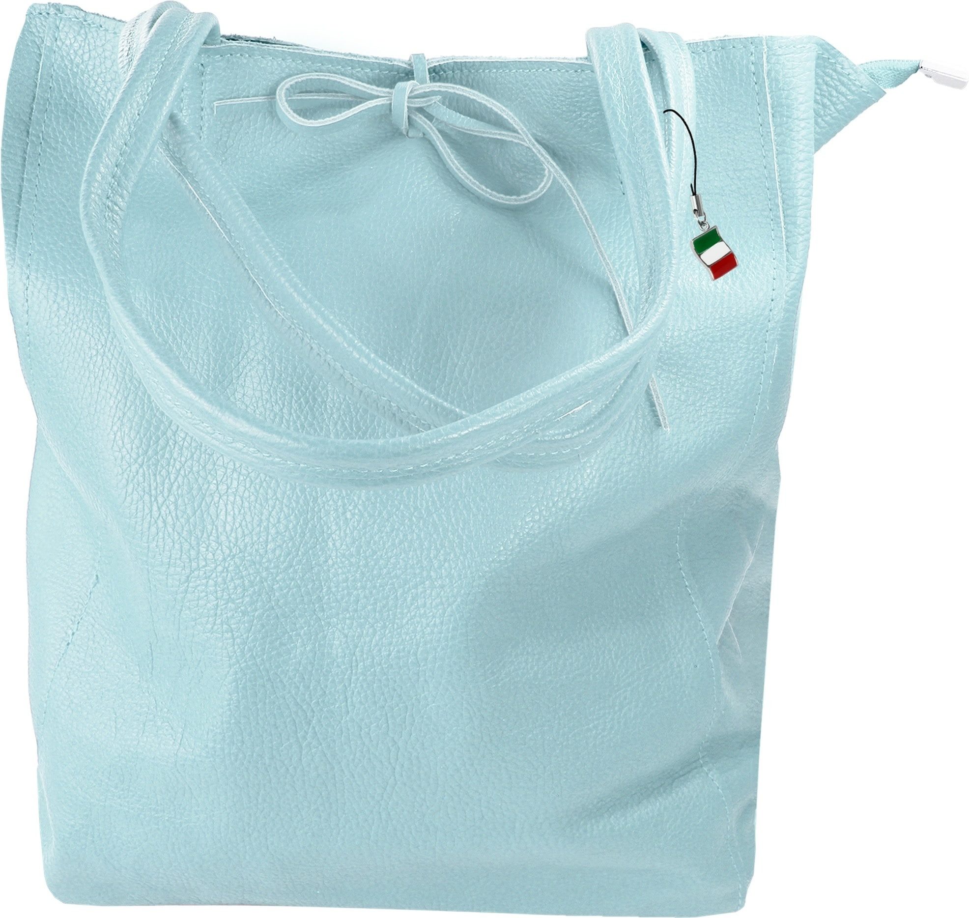 Schultertasche Florence ital. Shopper Echtleder Damen