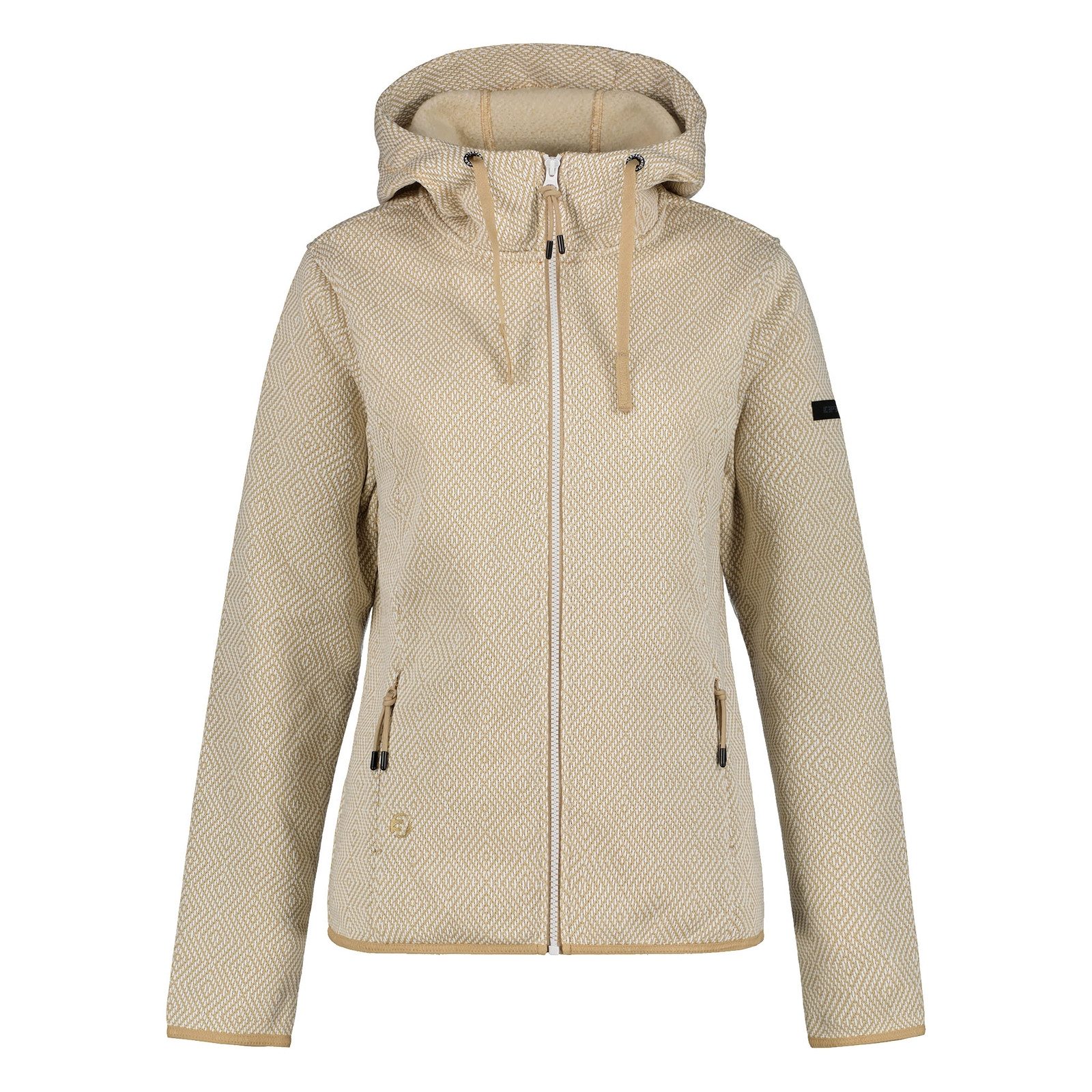 Icepeak Strickfleecejacke Auen mit weich gefütterter Kapuze günstig online kaufen