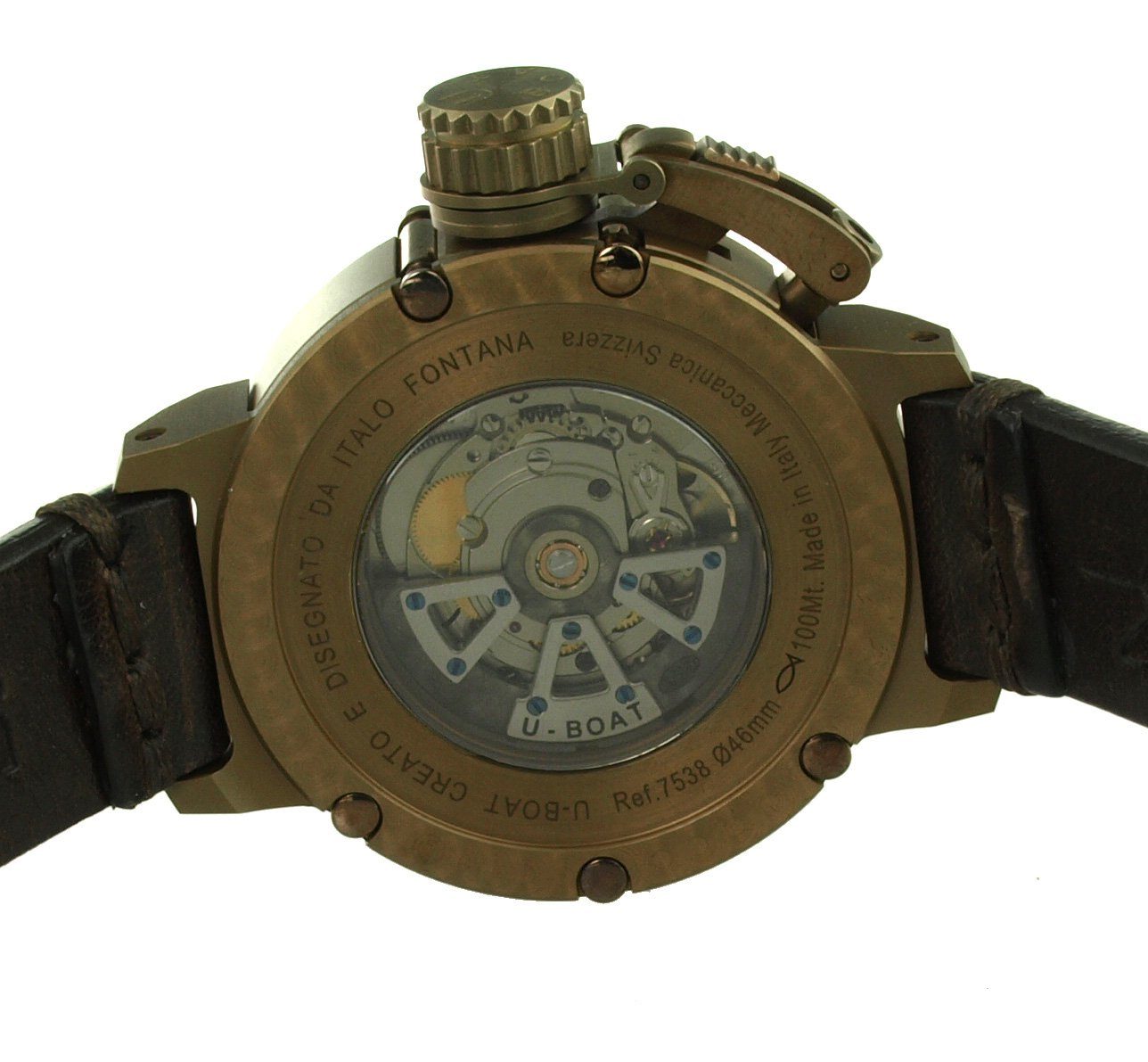 U-Boat Automatikuhr Herren Uhr 7538 Limited Edition Chimera Date Day 46 Bronze