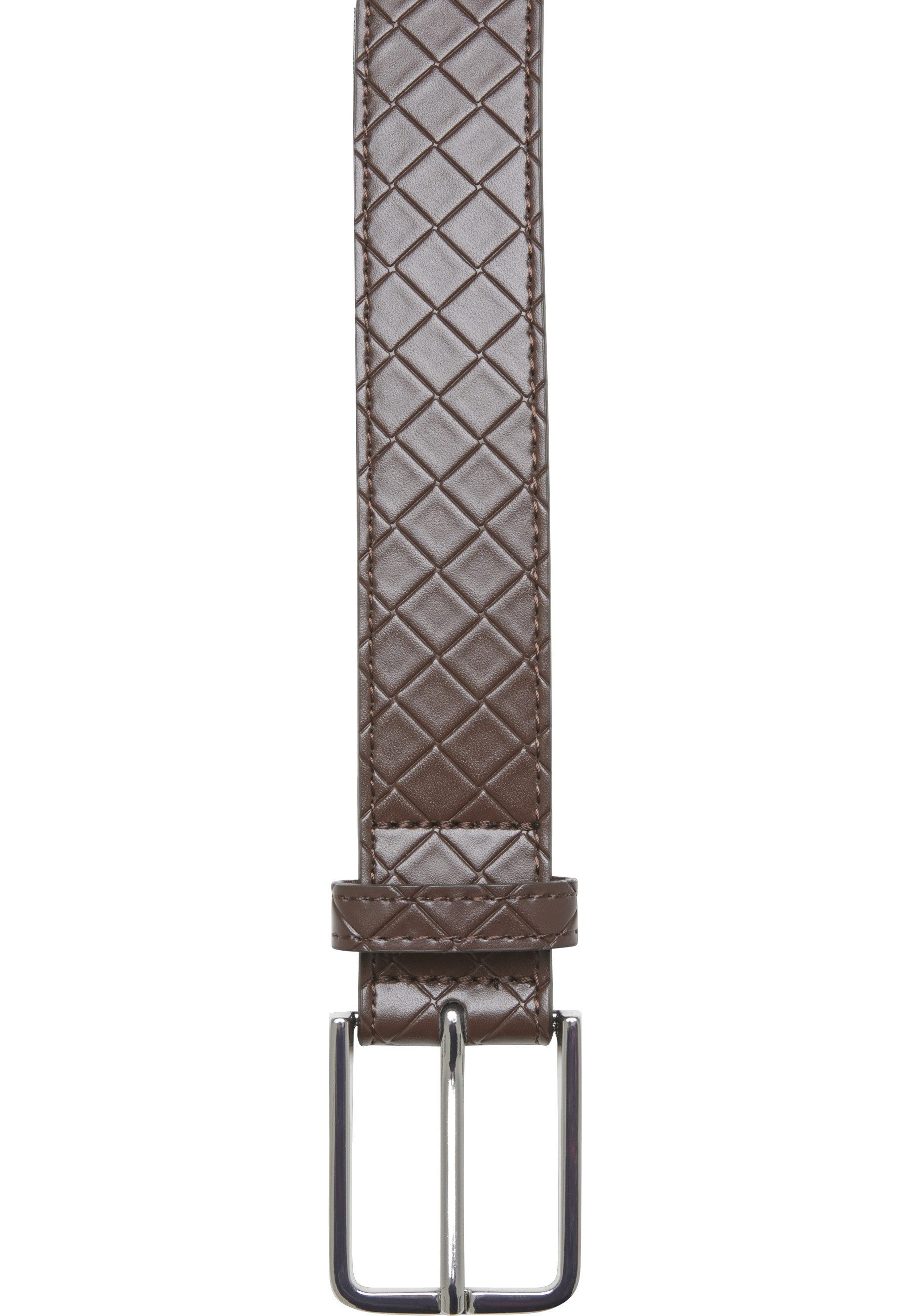 URBAN CLASSICS Synthetikgürtel Urban Classics Woven Embossed Synthetic Leather Belt