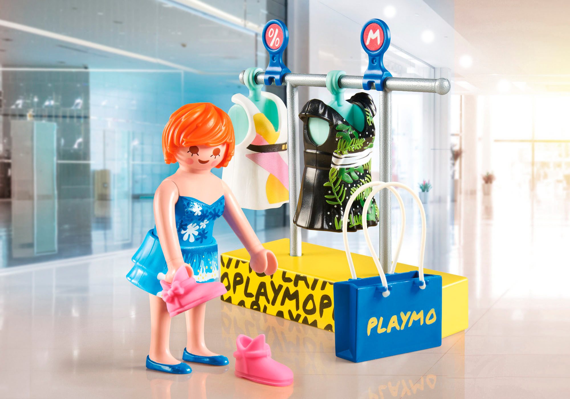 Playmobil® Kleidershopping (71539), My Life Konstruktions-Spielset, (19 St), Made in Europe
