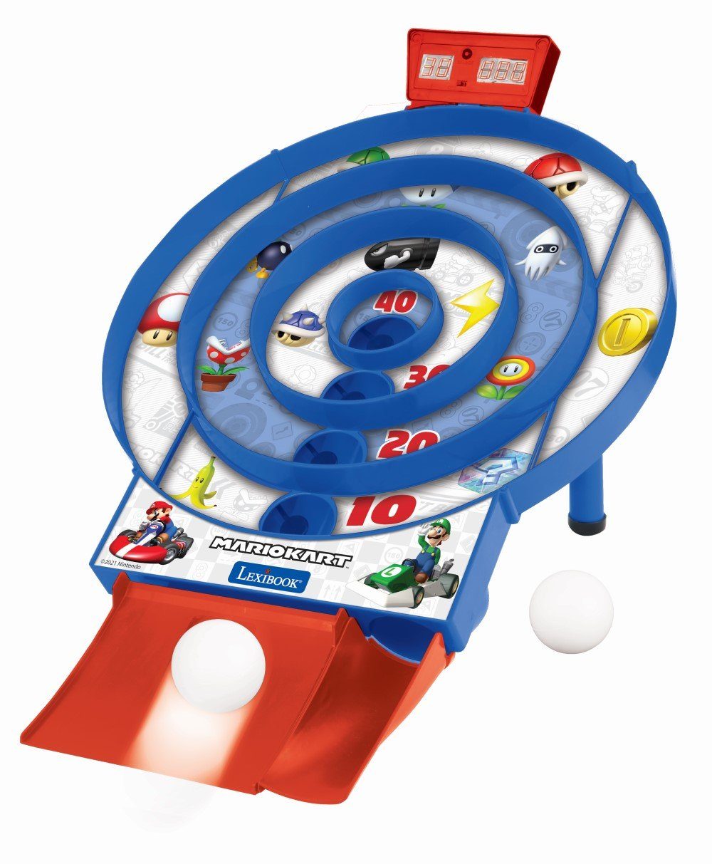 Spiel, Lexibook® Zielscheiben-Spiel Bälle 2 Mario Elektronisches LCD-Bildschirm Kart