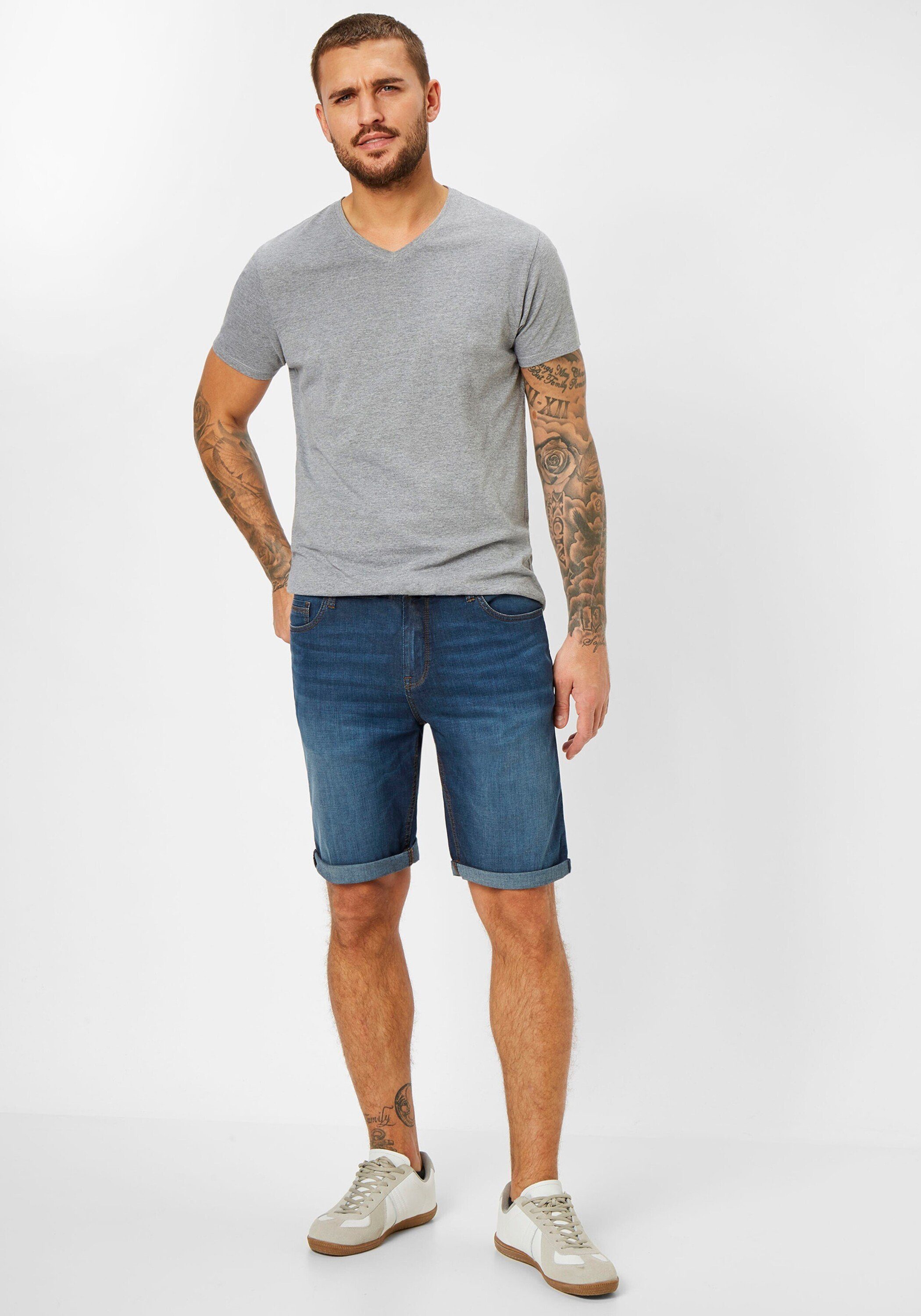 Redpoint Jeansbermudas Markham Jogg Denim Jeansshorts mit Stretch – Bild 4 von 5