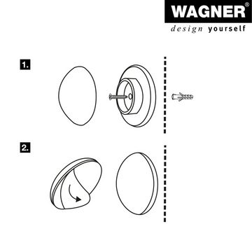 WAGNER design yourself Wandtürstopper Wandpuffer SCREW or GLUE / Schrauben oder Kleben - diverse Größen und Sets, Puffer aus hochwertigem Kunststoff, zum Schrauben oder Kleben