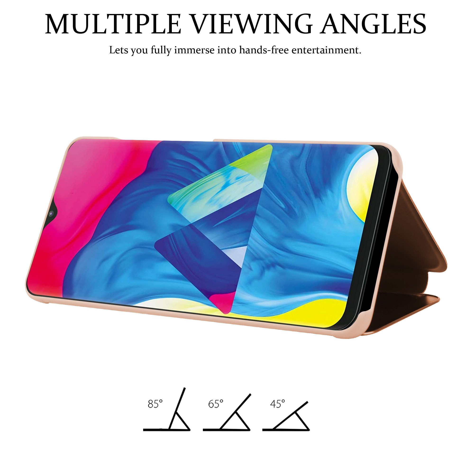 Cadorabo Handyhülle für Samsung Galaxy A10 / M10 Hülle Samsung Galaxy A10 / M10, Klappbare Handy Schutzhülle - Hülle - mit Standfunktion und Kartenfach