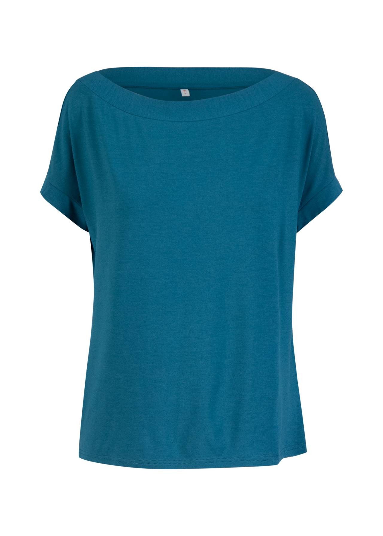 Blutsgeschwister Kurzarmshirt - Flowgirl - Damen T-Shirt - Jerseyshirt - lockeres U-Boot T-Shirt