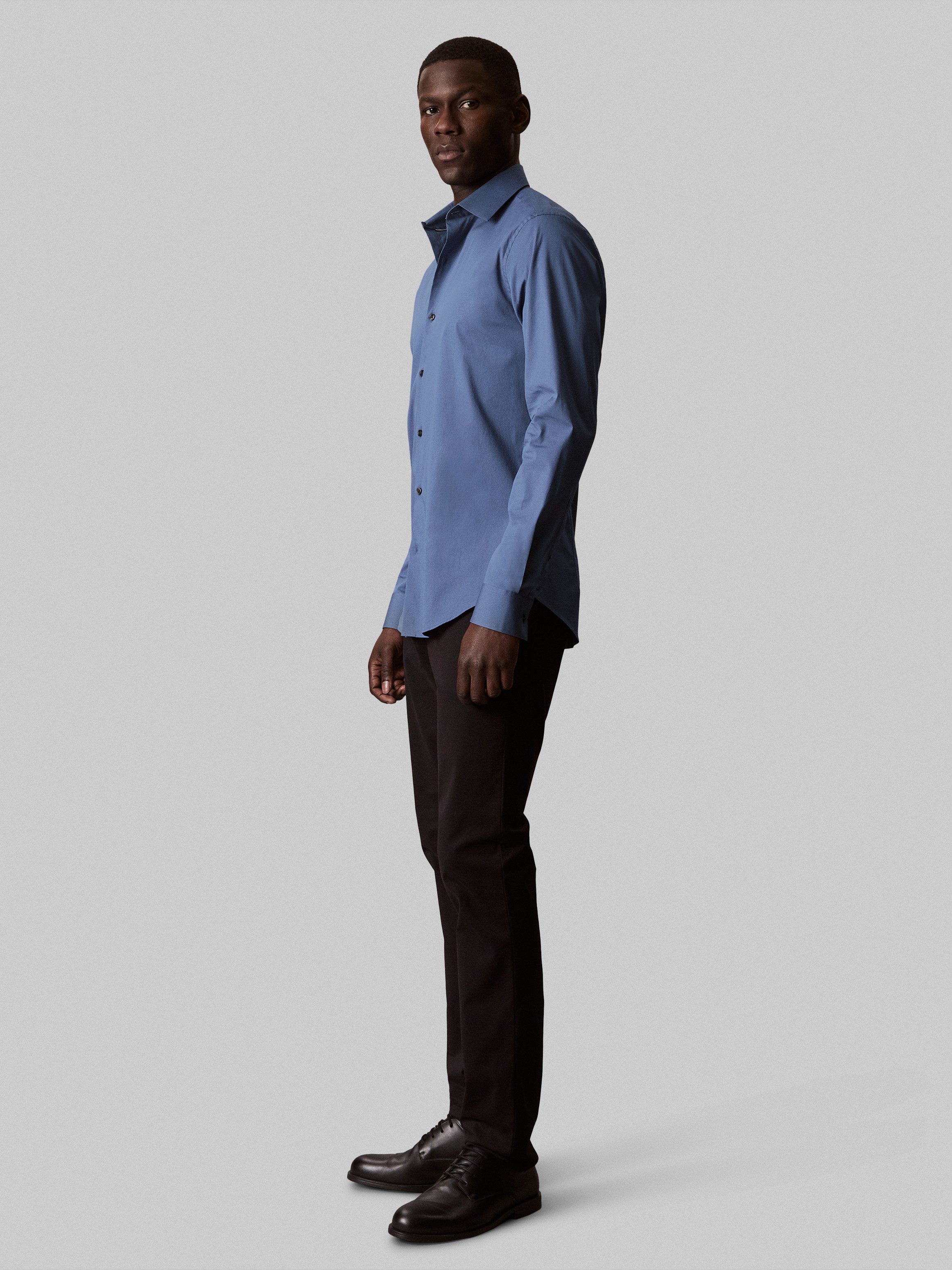 Calvin Klein Jeans Businesshemd SLIM ESSENTIALS POPLIN STR SLD Hemdkragen, slim fit – Bild 5 von 5