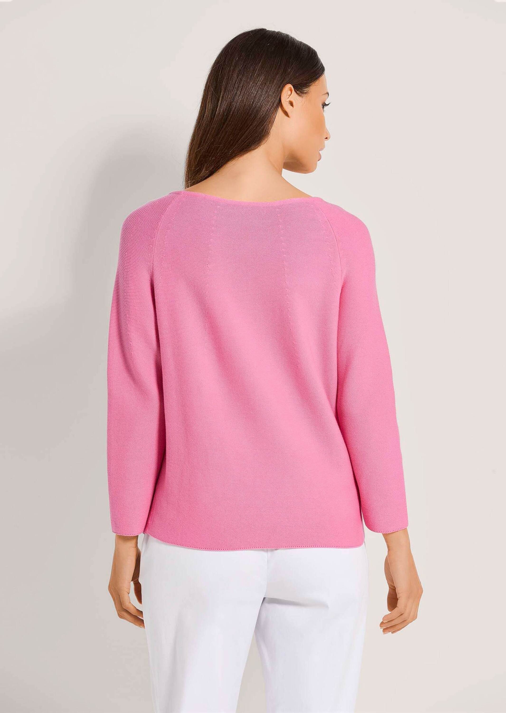 MADELEINE Strickpullover Pullover in modischer Kurzform