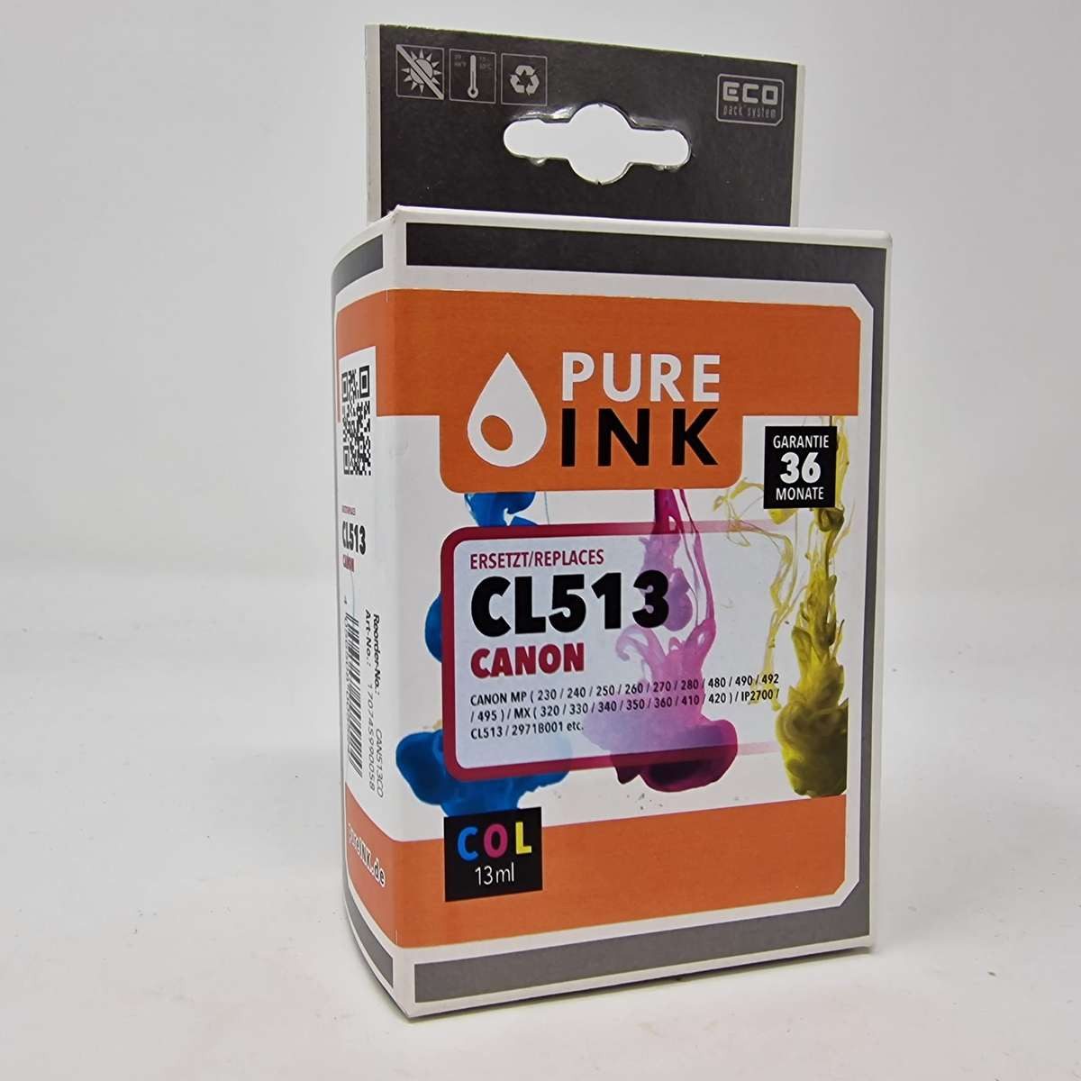 Pure Ink Tintenpatronen ersetzt Canon Patrone CL-513 Color Tintenpatrone