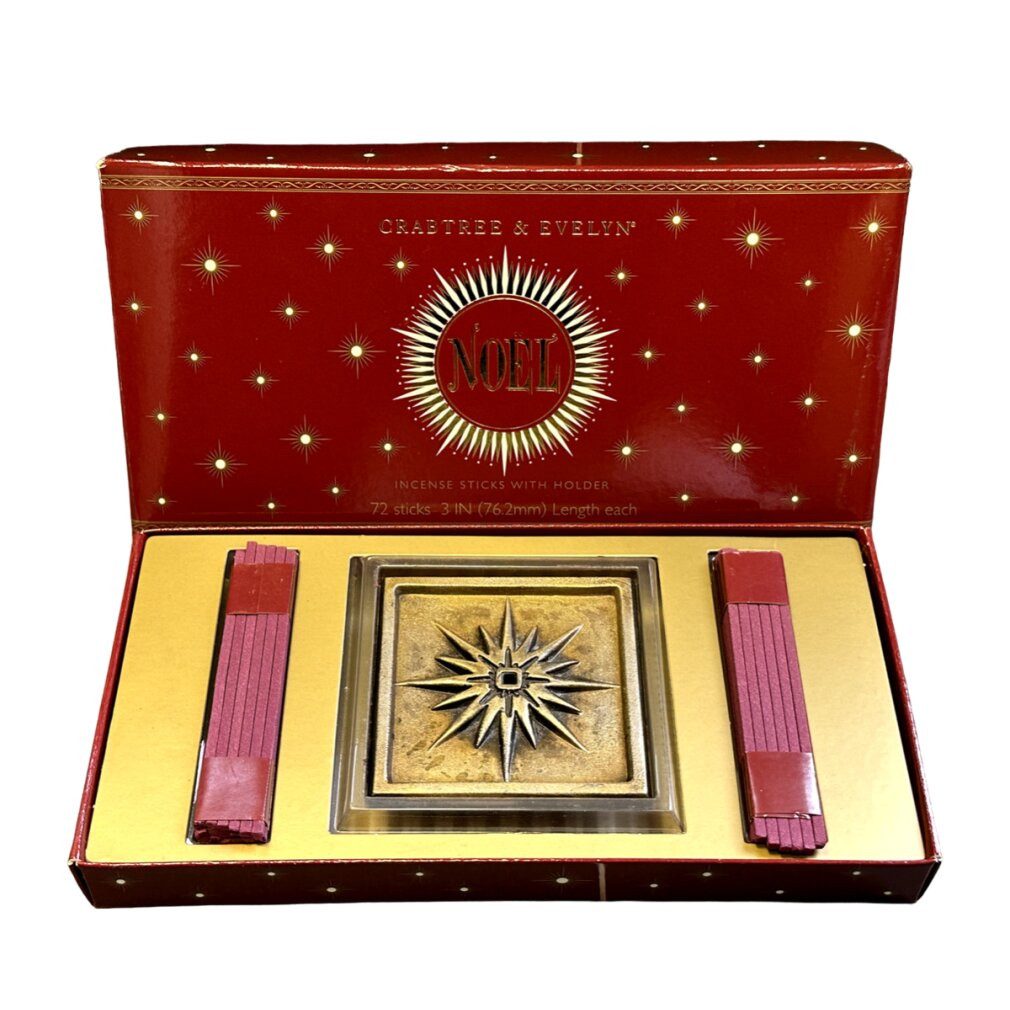 Crabtree & Evelyn Duftlampe Set Noel Räucherstäbchen 72 Stück