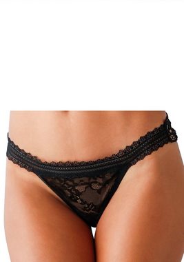 petite fleur gold String-Ouvert Dessous mit edler Guipure Stickerei