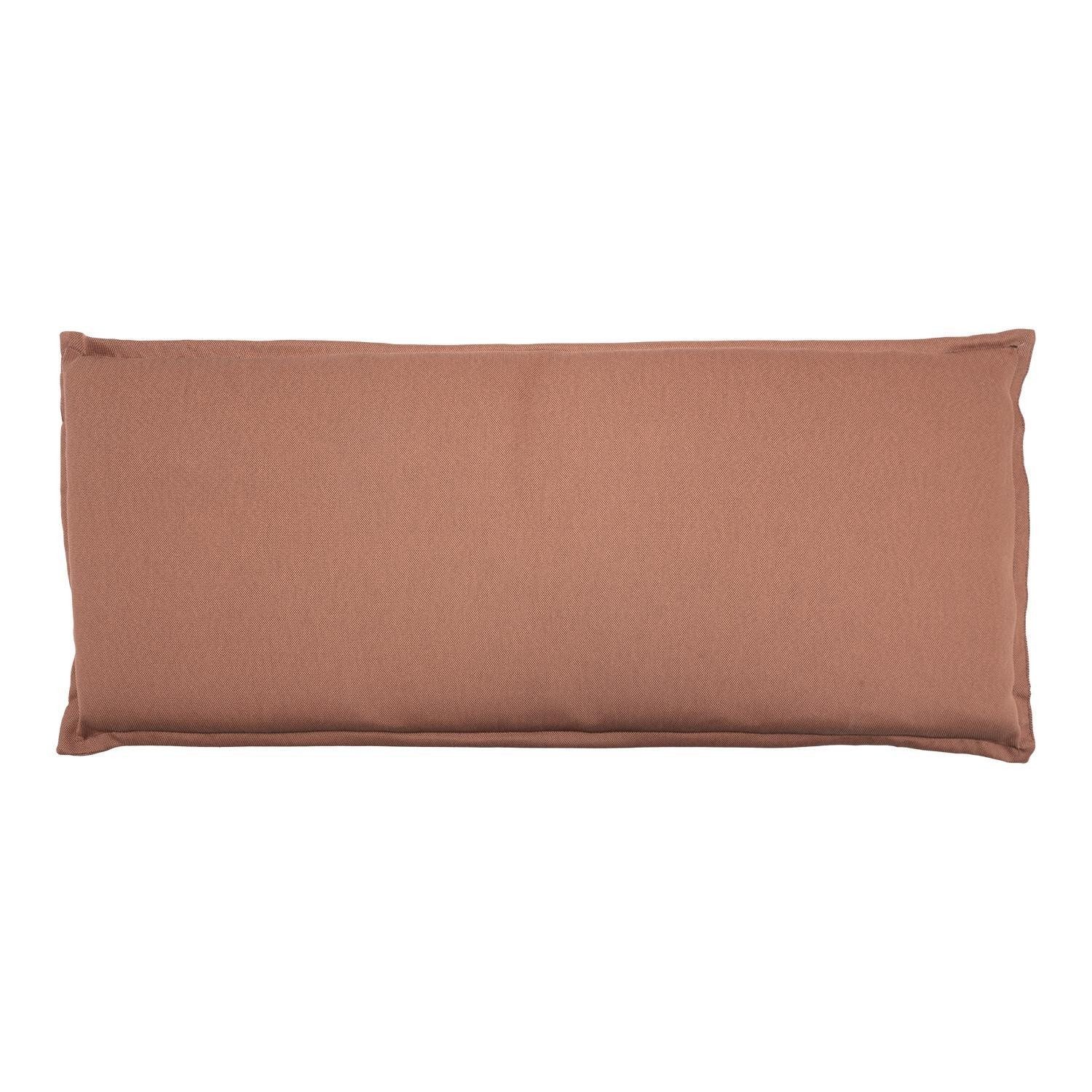 GO-DE Bankauflage TAIL, B 48 x L 115 cm, Rostbraun, Polyester, Uni, (1 St), für Gartenbänke