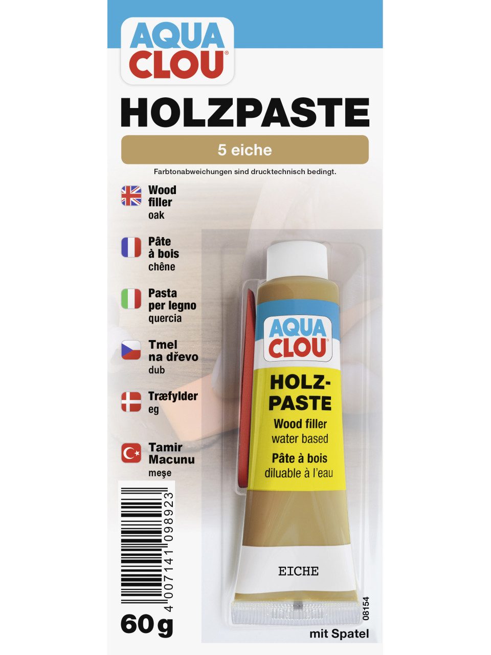 Aqua Clou Holzlack Clou Holzpaste 60 g eiche