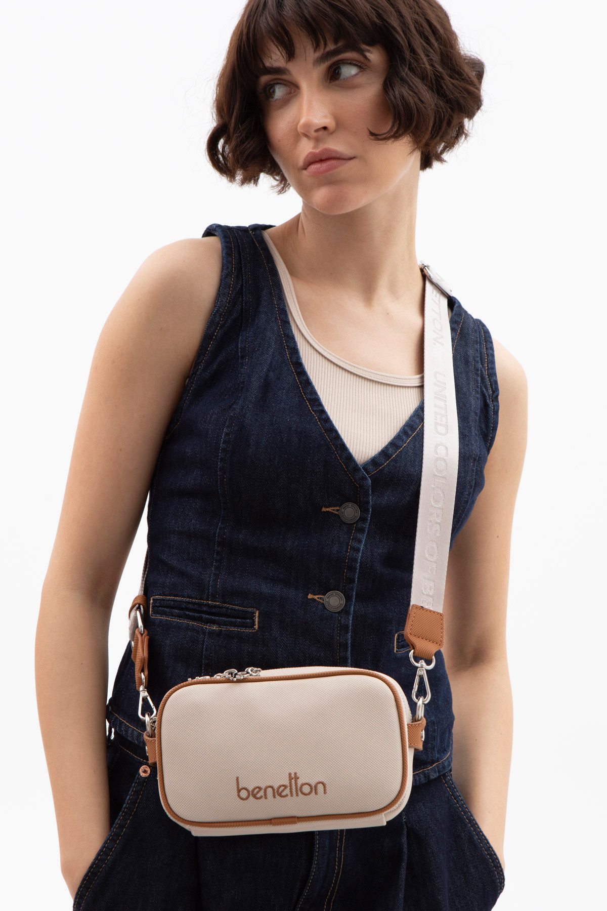 Umhängetasche Damen Tasche – City Bag – Crossbody – Schultertasche Unifarben