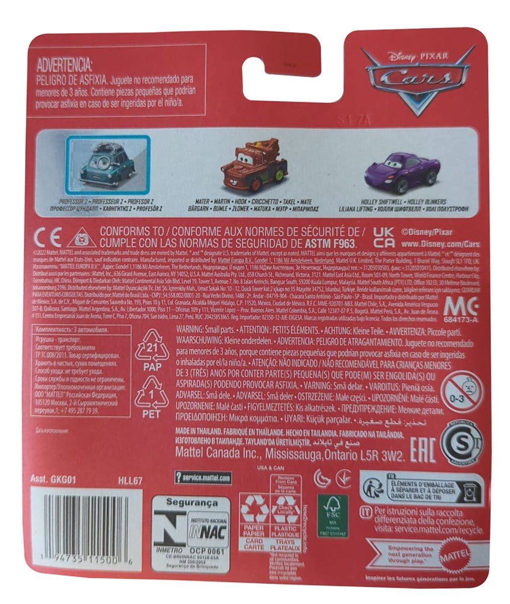 Disney Pixar Spielzeug-Auto Mattel HLL67 Disney Pixar Cars Mini-Racers 3er- günstig online kaufen