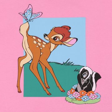 Sarcia.eu Schlafanzug DISNEY Bambi Kurzarm-Baumwollpyjama für Damen, rosa Pyjama S