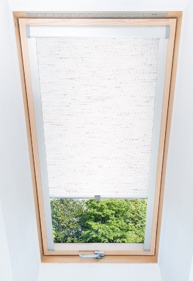 Dachfensterrollo Dachrollo Thermo verdunkelnd passend für Velux, KS Handel 24 Natur
