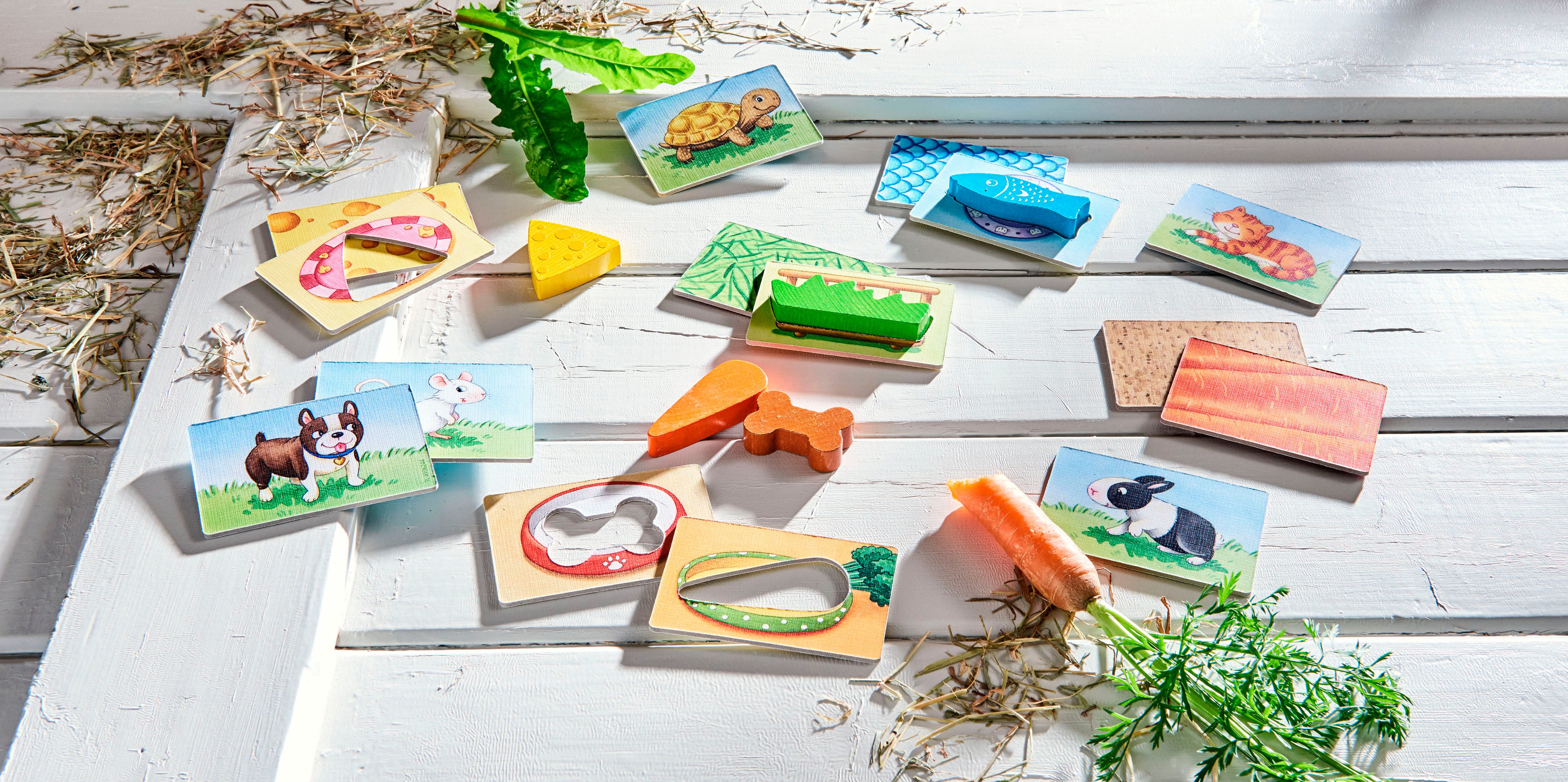 Haba Spiel Meine ersten Spiele, Fütter mich!, Memospiel, Made in Germany