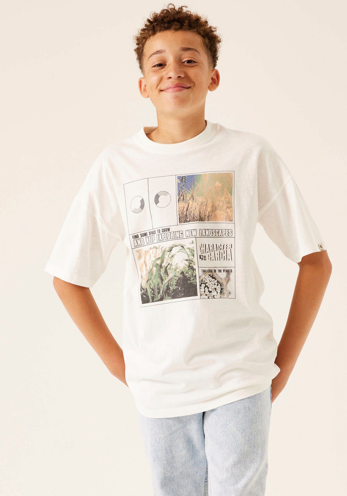 [Kostenloser Versand für alle Artikel] Garcia T-Shirt for BOYS offwhite