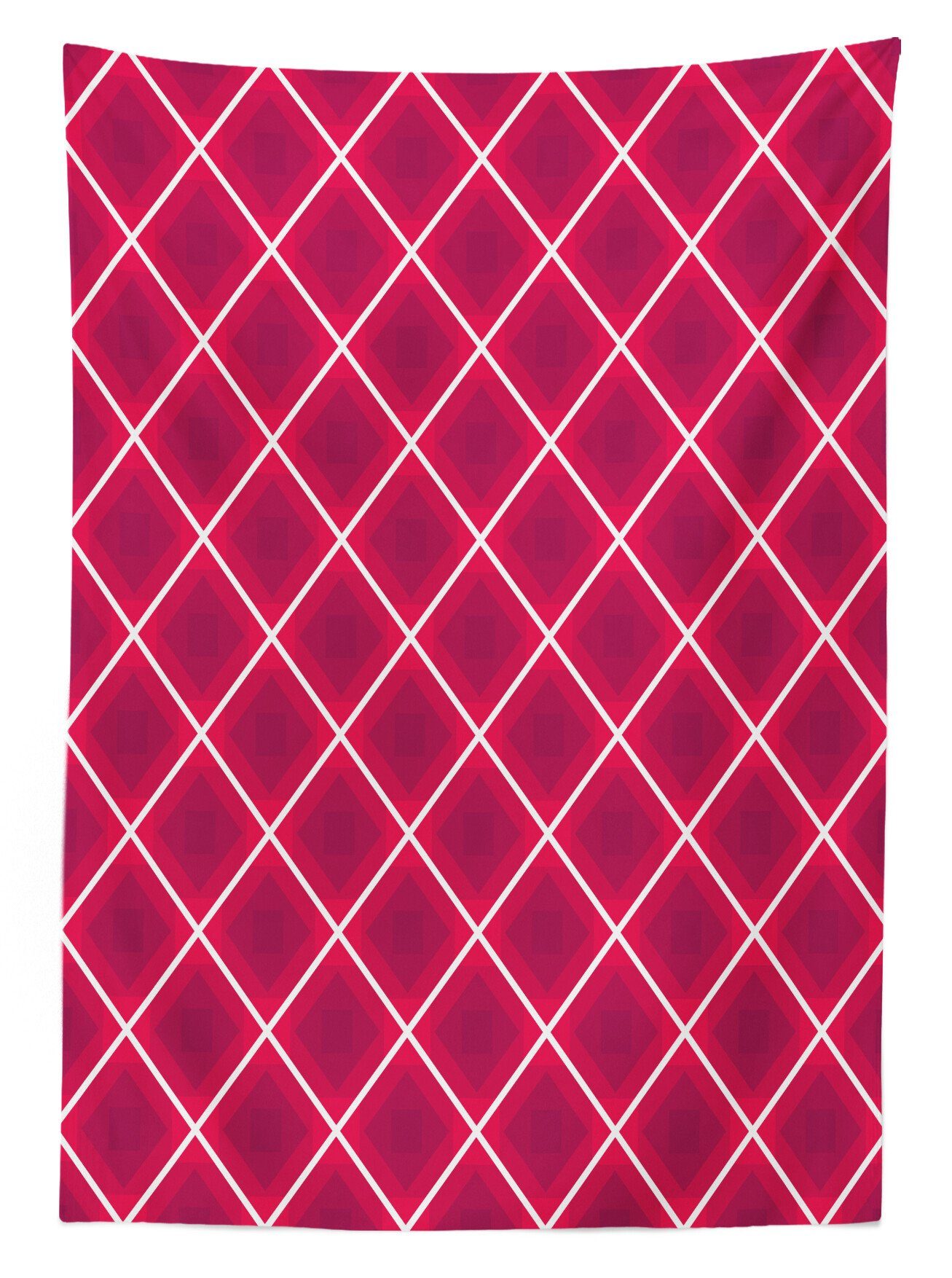 Farbfest Abakuhaus Klare Rhombus Außen Bereich Waschbar Farben, Für Abstrakt Geometrisch geeignet Shapes den Tischdecke