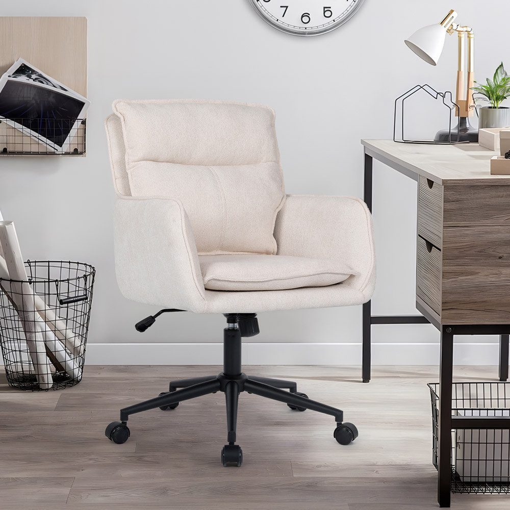 HOME DELUXE Schreibtischstuhl Bürostuhl CORA 100 x 60 x 70 cm, Höhenverstel günstig online kaufen