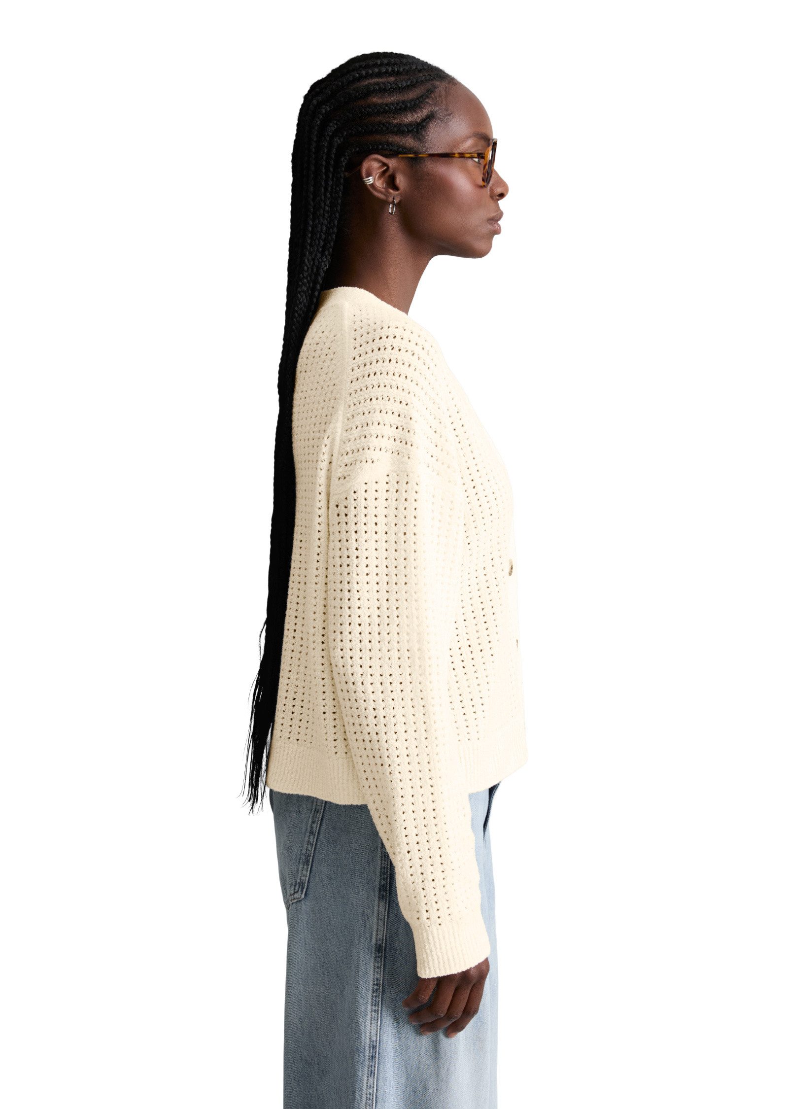 Marc O'Polo DENIM Cardigan aus weichem Organic Cotton-Mix