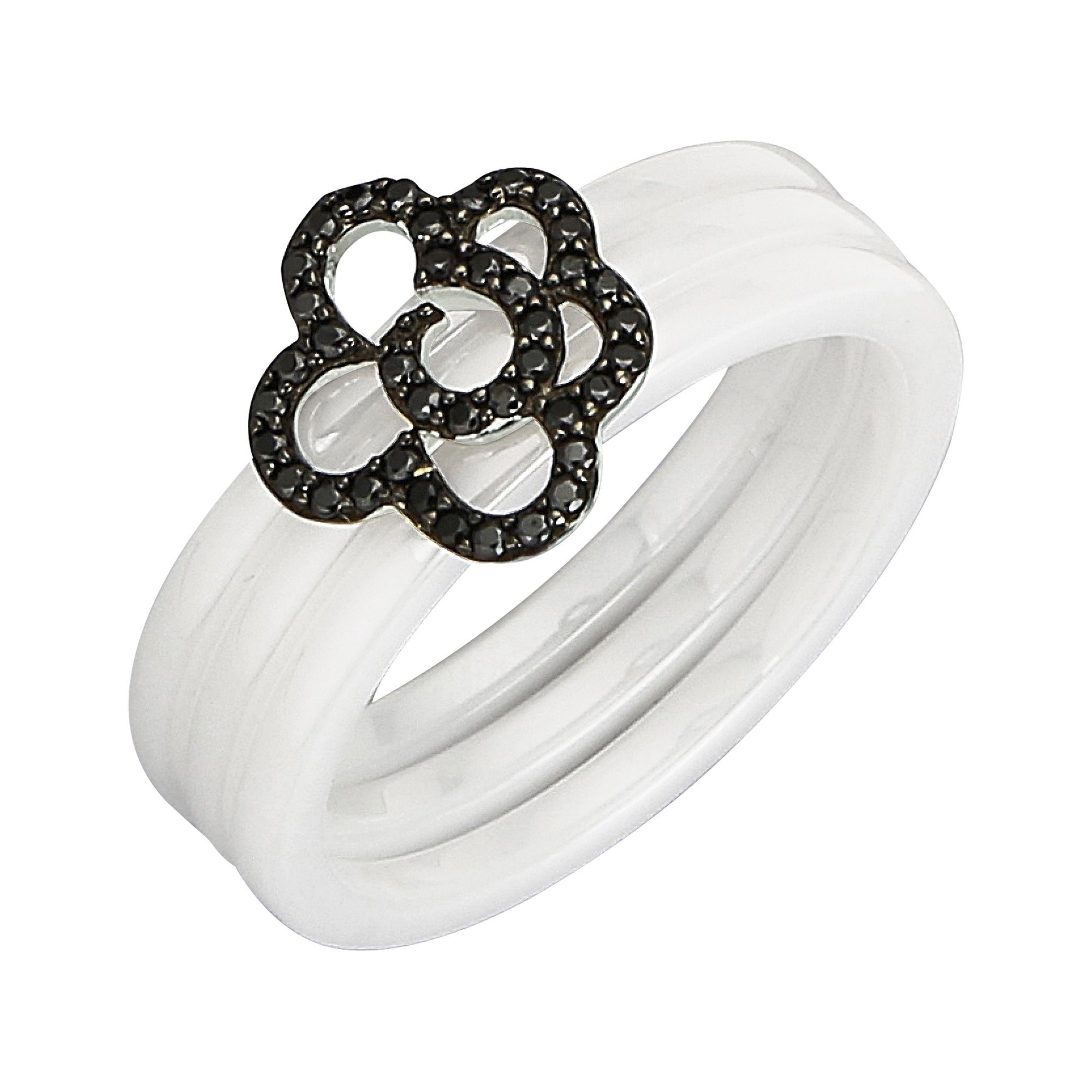 Jacques Lemans Fingerring 925/- Sterling Silber rhodiniert