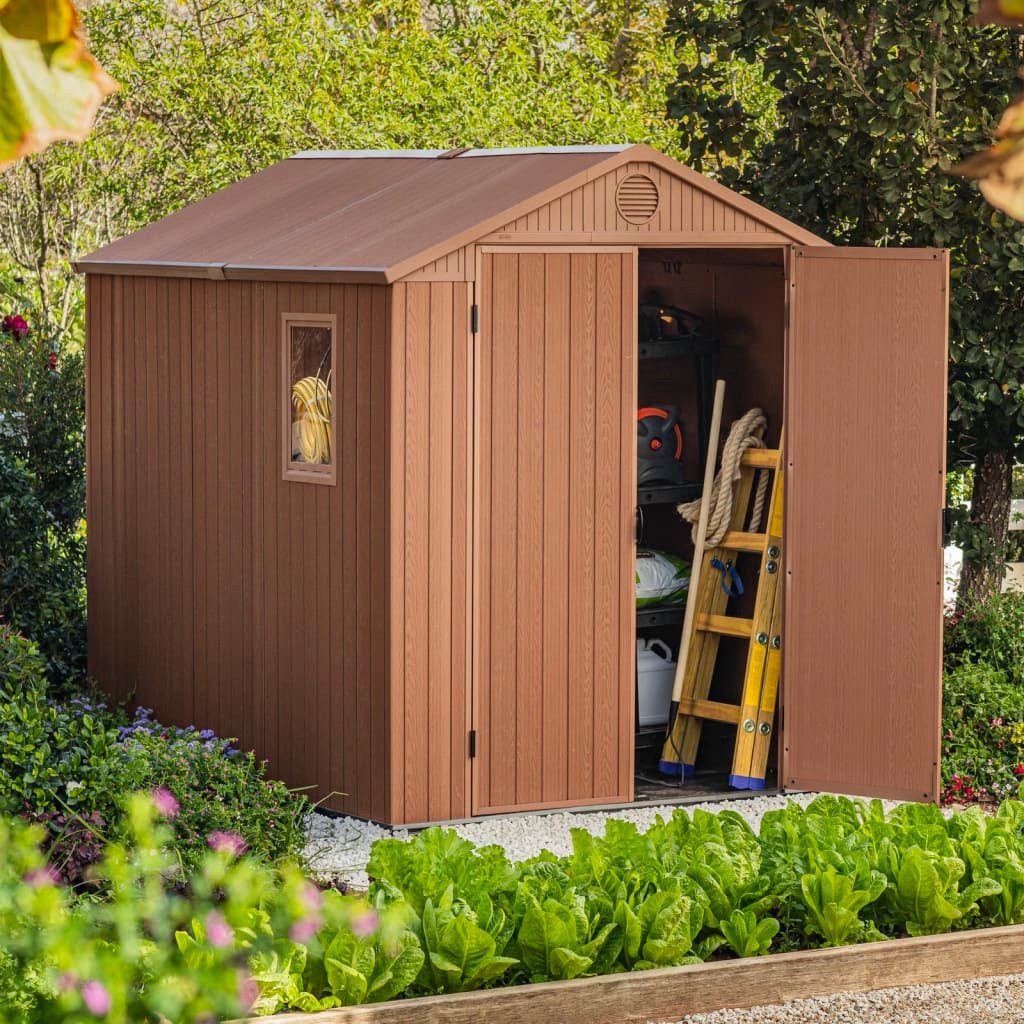 Keter Gartenhaus Gerätehaus Darwin 68 Braun günstig online kaufen