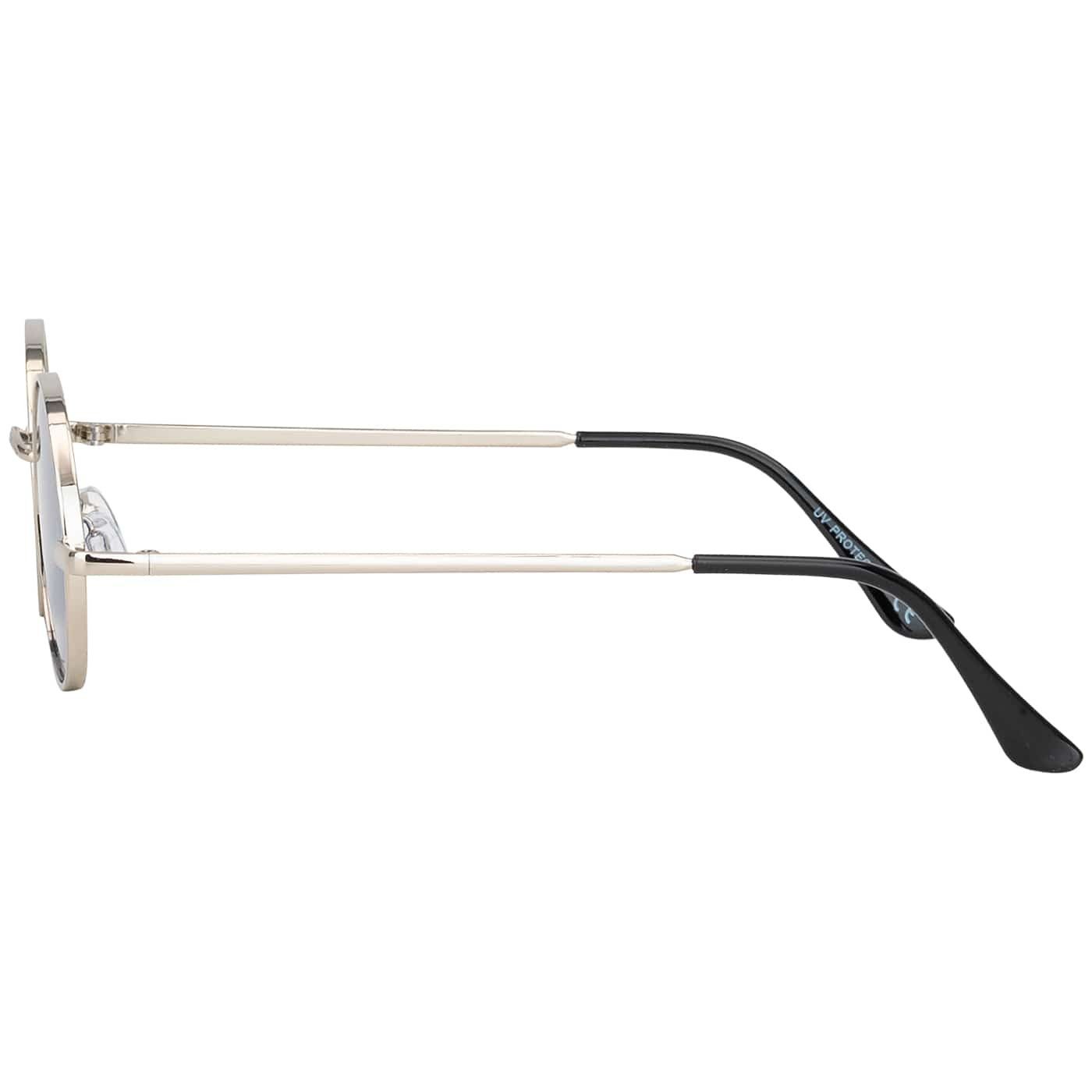 BEZLIT Eyewear Retrosonnenbrille Rund Form Designer Damen Sonnenbrille (1-St) mit orange, blau, hellrot, lila, grün und roten Linsen
