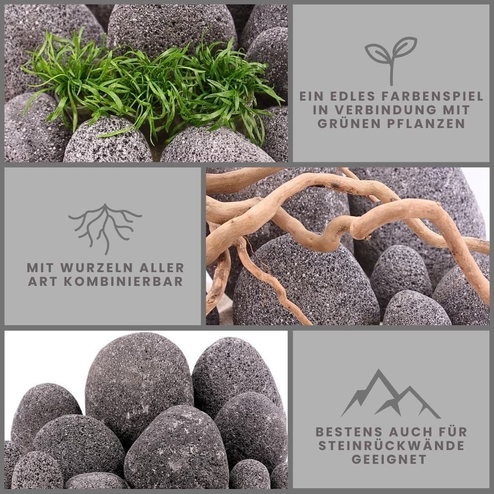 Aquaone Aquarium Aquarium Natursteine Zen Pebbles Steine 1 Stück Gr.M 7-9cm Nr.56