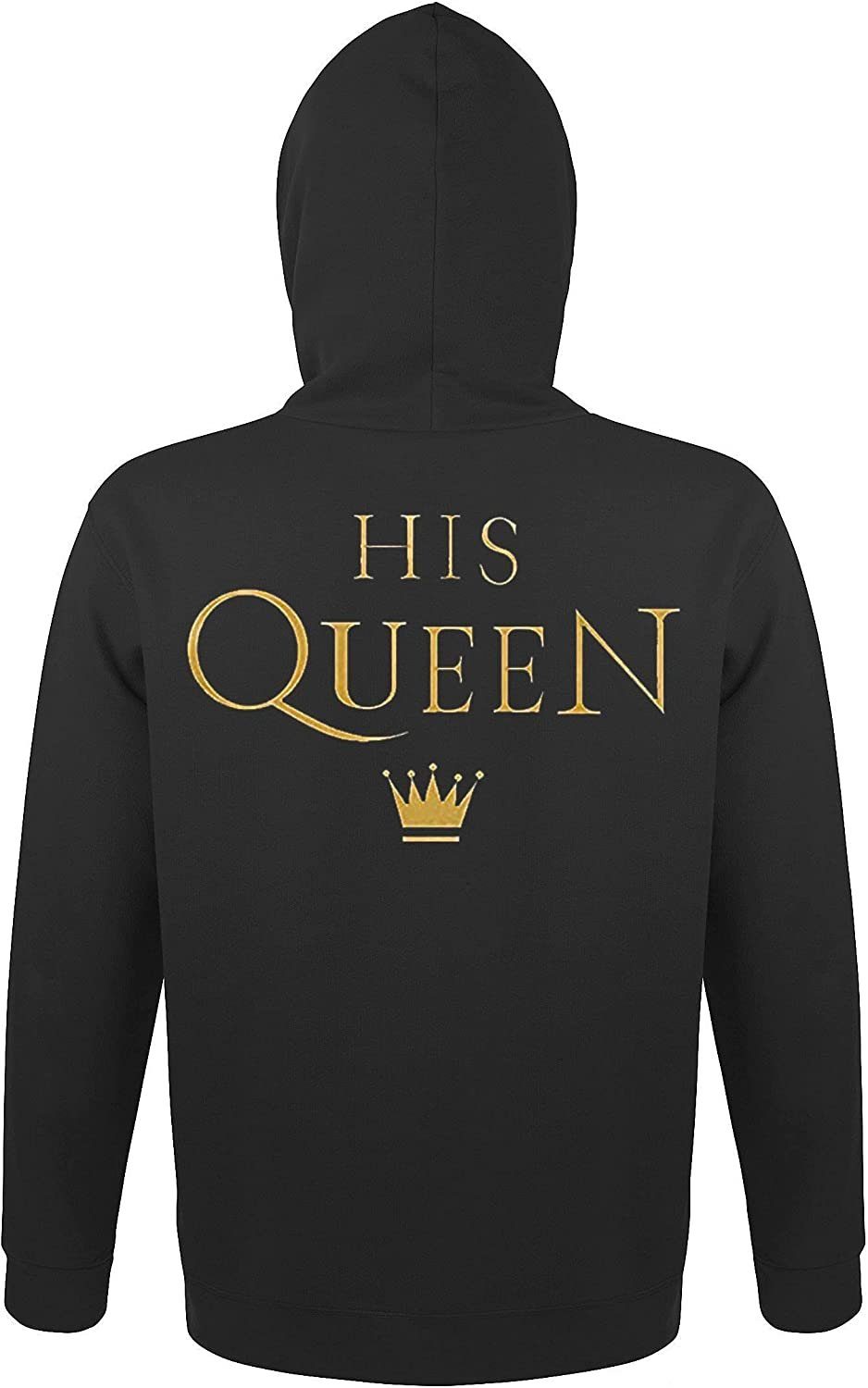 Couples Shop Kapuzenpullover The King & His Queen Hoodie für Paare mit modischem Print