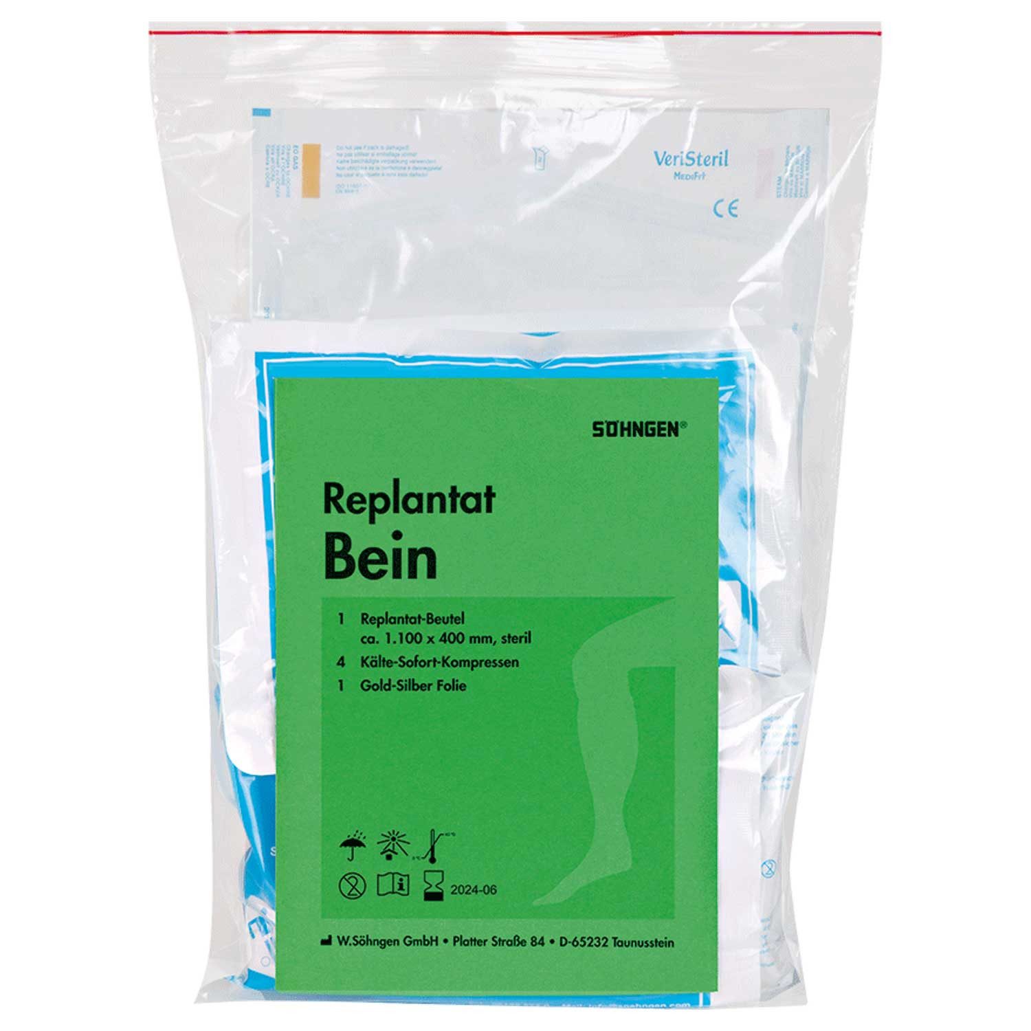 Söhngen Erste-Hilfe-Set Söhngen Replantat-Set Bein für gekühlten Transport
