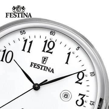 Festina Taschenuhr Festina Taschenuhr mit TU Kette F2023/1, (Analoguhr, Analoguhr), Herren Taschenuhr rund, groß (ca. 49mm), Edelstahlgehäuse, Elegant