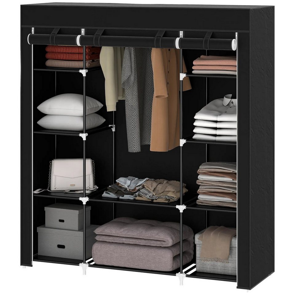 blingbin kleiderschrank stoffschrank, faltschrank mit