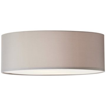 Lightbox Deckenleuchte, ohne Leuchtmittel, Stoffschirm, Ø 45 cm, mit Diffusor, E27, Metall/Textil, grau